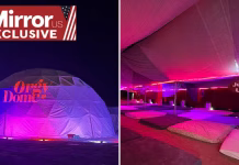 Burning Man Orgy Dome has ‘extra pads’ available for busy participants