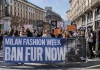 Inside the Antifur March that Roiled Milan Fashion Week