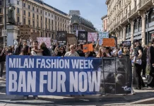 Inside the Antifur March that Roiled Milan Fashion Week