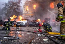 Russian drones hammer apartments, offices and a cultural landmark in Ukraine, killing 7