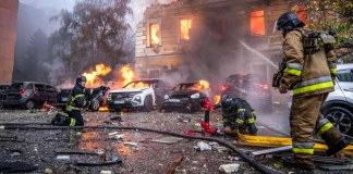Russian drones hammer apartments, offices and a cultural landmark in Ukraine, killing 7