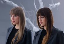 Taylor Swift, Dakota Johnson and Colin Farrell in #TaylorSwift's “Patient Zero” music video …