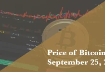 Current price of Bitcoin for Sept. 25, 2026