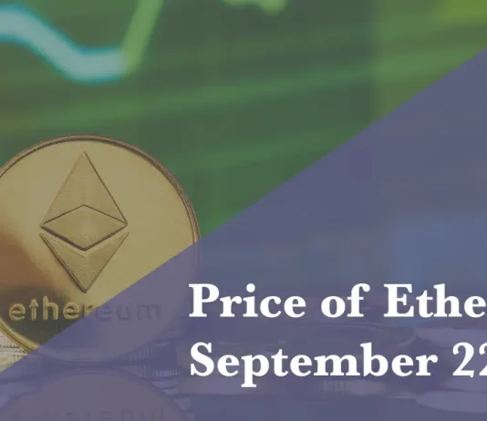 Current price of Ethereum for Sept. 22, 2026