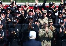 Trump honors 9/11 first responders — and plugs his political priorities