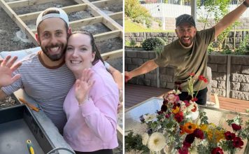 Aussie couple’s incredible $400 backyard project saves $2,000 on wedding