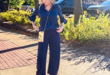 How to Style Ruti Pants for Date Night (With a Silk Shirt)