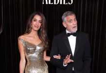 George Clooney and Brad Pitt among Hollywood stars at Albie Awards in London