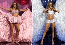 Alessandra Ambrosio hits the runway for her 20th Victoria’s Secret Fashion Show