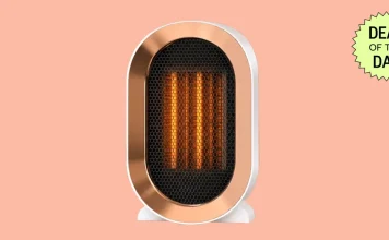 This Quiet, Compact Space Heater is 87% Off at Walmart