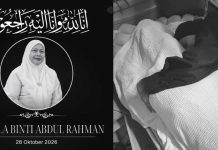#SHOWBIZ: Norman Hakim mourns passing of mother-in-law Norlela Abdul Rahman