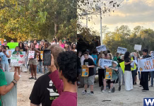 Tallahassee protesters rally outside Chile and Chili’s food truck after ICE detainment of three employees