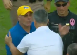 We Had A Good Old Fashion Shoulder Pat Off In The Handshake Between Miami And Pittsburgh