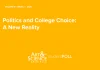 Politics and College Choice: A New Reality | Art & Science Group