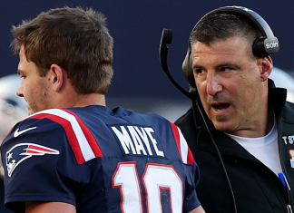 Mike Vrabel refutes report of alleged rift with Drake Maye after gossip grows legs